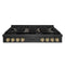 ZLINE Autograph 48-Inch Paramount Gas Rangetop with 8 Burners and Porcelain Cooktop in Black Satin with Champagne Accents (SRTBSZ-48-CB)