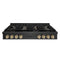ZLINE Autograph 48-Inch Paramount Gas Rangetop with 8 Burners and Porcelain Cooktop in Black Satin with Gold Accents (SRTBSZ-48-G)