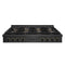 ZLINE Designer 48-Inch Paramount Gas Rangetop with 8 Burner DuoPro™ Cooktop in Black Satin with Black and Champagne Accents (PSRTBSZ-48-MBCB)