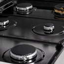 ZLINE 36-Inch Porcelain Gas Stovetop in Satin Stainless Steel with 6 Gas Burners (RTS-36)