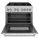 ZLINE 36-inch Legacy Series Dual Fuel Range in Fingerprint Resistant Satin Stainless Steel (RAS-SN-36)