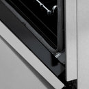 ZLINE 36-inch Legacy Series Dual Fuel Range with 6 Brass Burber Cooktop and 4.6 Cu. Ft. Electric Oven in Fingerprint Resistant Satin Stainless Steel (RAS-SN-BR-36)