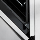 ZLINE Legacy Series Autograph Edition 60-inch Dual Fuel Range with Gas Stove and 7.4 Cu. Ft. Electric Oven in Fingerprint Resistant Satin Stainless Steel with Champagne Bronze Accents (RASZ-SN-60-CB)