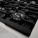 ZLINE 48-Inch Porcelain Gas Stovetop in Satin Stainless Steel with 7 Gas Burners and Griddle (RTS-48)