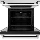 ZLINE 3-Piece Appliance Package - 36-Inch Rangetop, Wall Mount Range Hood, Double Wall Oven in Satin Stainless Steel (3KP-RTSRH36-AWD)