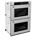 ZLINE 3-Piece Appliance Package - 36-Inch Rangetop, Wall Mount Range Hood, Double Wall Oven in Satin Stainless Steel (3KP-RTSRH36-AWD)