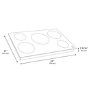 ZLINE 36-Inch Induction Cooktop with 5 burners (RCIND-36)