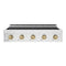 ZLINE Autograph Edition 36 in. Paramount Induction Rangetop with 5 Element Cooktop in Stainless Steel and Champagne Bronze Accents (SINRTZ-36-CB)