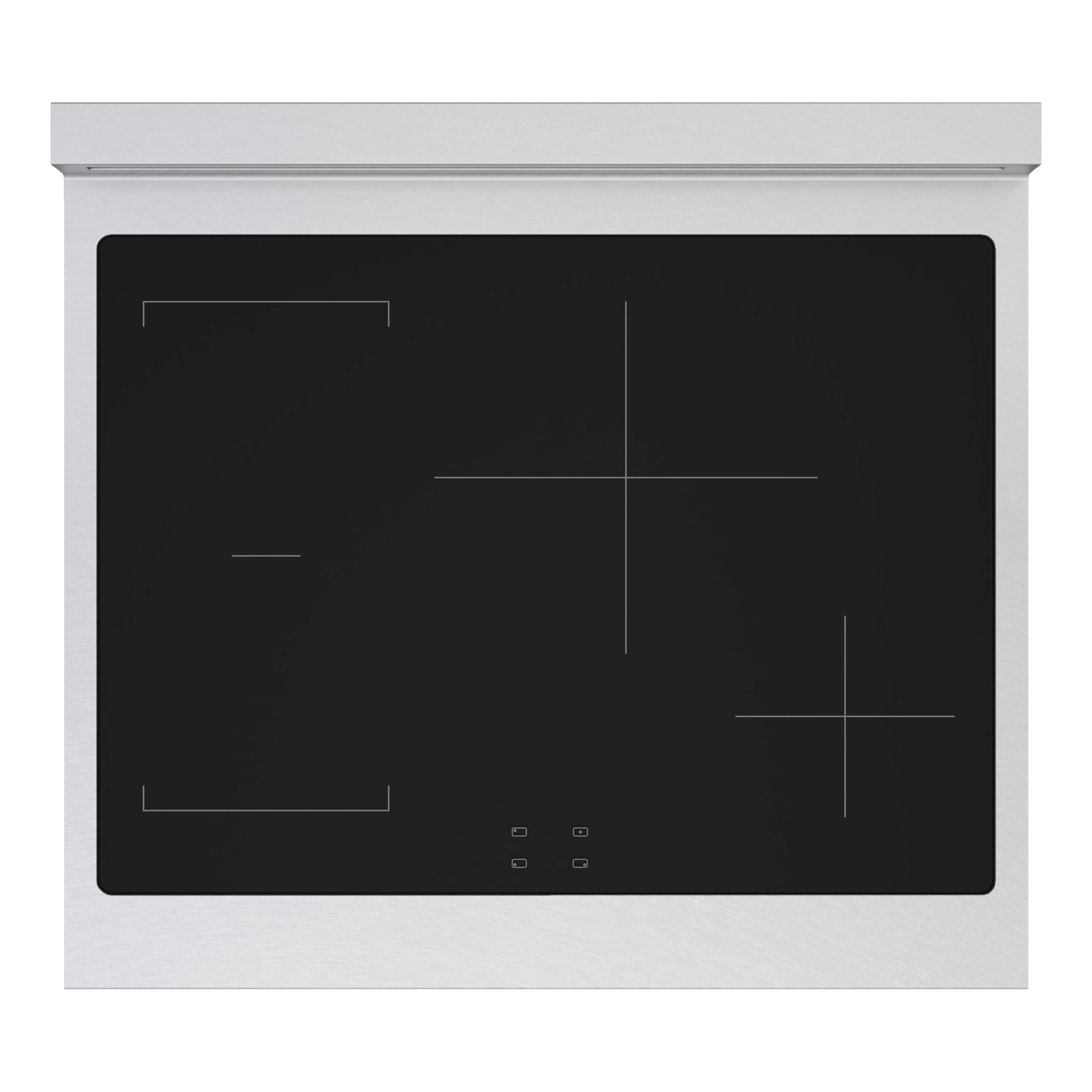 ZLINE Autograph Edition 30-Inch 4.2 cu. ft. Marino Induction Range with 4 Element Cooktop and Electric Convection Oven in Satin Stainless Steel with Polished Gold Accents (MINRSZ-30-G)