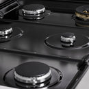 ZLINE 36-Inch 5.2 Cu. Ft. Marino Dual Fuel Range with 6 Burner Gas Cooktop and Electric Convection Oven in Satin Stainless Steel (MDRS-36)