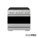 ZLINE 30-Inch 4.2 Cu. Ft. Marino Dual Fuel Range with 4 Burner DuoPro Cooktop and Electric Convection Oven in Satin Stainless Steel (PMDRS-30)