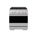 ZLINE 30-Inch 4.2 Cu. Ft. Marino Gas Range with 4 Burner Cooktop and Convection Gas Oven in Satin Stainless Steel (MGRS-30)