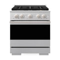 ZLINE 30-Inch 4.2 Cu. Ft. Marino Gas Range with 4 Burner DuoPro Cooktop and Convection Gas Oven in Satin Stainless Steel (PMGRS-30)