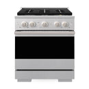 ZLINE 30-Inch 4.2 Cu. Ft. Marino Gas Range with 4 Burner DuoPro Cooktop and Convection Gas Oven in Satin Stainless Steel (PMGRS-30)