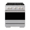 ZLINE 30-Inch 4.2 Cu. Ft. Marino Gas Range with 4 Burner DuoPro Cooktop and Convection Gas Oven in Satin Stainless Steel (PMGRS-30)
