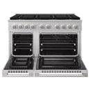 ZLINE 48-Inch 6.7 Cu. Ft. Marino Gas Range with 8 Burner DuoPro Cooktop and Dual Ovens in Satin Stainless Steel (PMGRS-48)