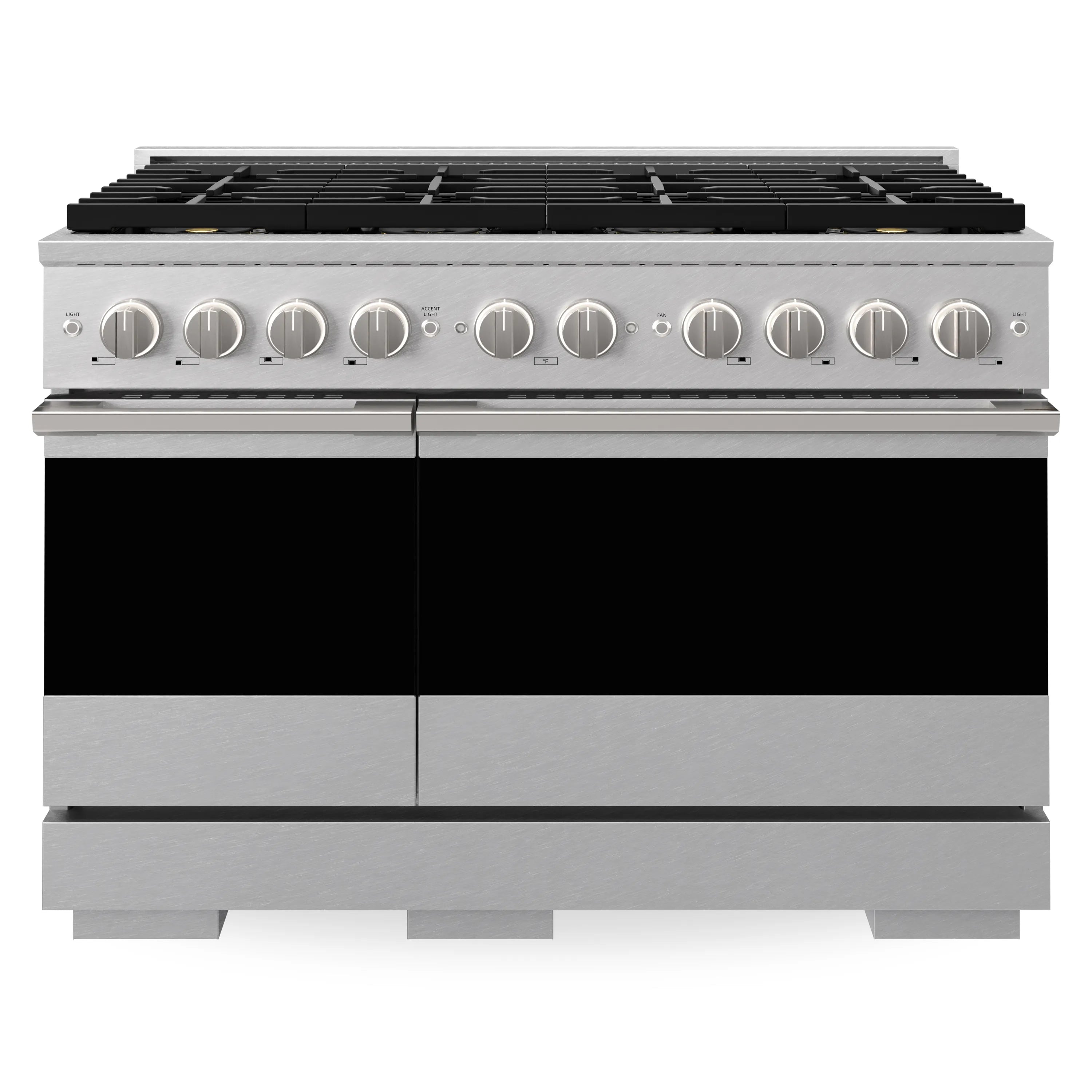 ZLINE 48-Inch 6.7 Cu. Ft. Marino Gas Range with 8 Burner DuoPro Cooktop and Dual Ovens in Satin Stainless Steel (PMGRS-48)