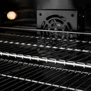 ZLINE Autograph Edition 36-Inch 5.2 Cu. Ft. Marino Dual Fuel Range with 6 Burner Gas Cooktop and Electric Convection Oven in Stainless Steel with Matte Black Accents (MDRZ-36-MB)