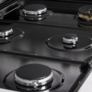 ZLINE 36-Inch 5.2 Cu. Ft. Marino Dual Fuel Range with 6 Burner Gas Cooktop and Electric Convection Oven in Stainless Steel with White Matte Door (MDR-WM-36)