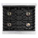 ZLINE 30-Inch 4.2 Cu. Ft. Marino Dual Fuel Range with 4 Burner DuoPro Cooktop and Electric Convection Oven in Stainless Steel (PMDR30)