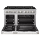 ZLINE 48-Inch 6.7 Cu. Ft. Marino Dual Fuel Range with 8 Burner DuoPro Cooktop and Dual Ovens in Stainless Steel (PMDR48)