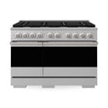ZLINE 48-Inch 6.7 Cu. Ft. Marino Dual Fuel Range with 8 Burner Gas Cooktop and Dual Ovens in Stainless Steel (MDR48)