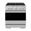 ZLINE 30-Inch 4.2 Cu. Ft. Marino Gas Range with Convection Gas Oven in Stainless Steel with 4 Brass Burners (MGR-BR-30)