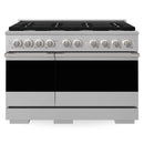 ZLINE 48-Inch 6.7 Cu. Ft. Marino Double Oven Gas Range in Stainless Steel with 8 Brass Burners (MGR-BR-48)