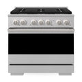 ZLINE 36-Inch 5.2 Cu. Ft. Marino Gas Range with 6 Burner Cooktop and Convection Gas Oven in Stainless Steel (MGR36)