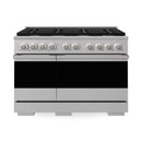 ZLINE 48-Inch 6.7 Cu. Ft. Marino Double Oven Gas Range with 8 Burner Cooktop in Stainless Steel (MGR48)
