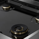 ZLINE Autograph Edition 30-Inch 4.2 Cu. Ft. Marino Gas Range with 4 Burner Cooktop and Convection Gas Oven in Stainless Steel and Polished Gold Accents (MGRZ-30-G)