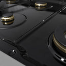 ZLINE Autograph Edition 48-Inch 6.7 Cu. Ft. Marino Double Oven Gas Range with 8 Burner Cooktop in Stainless Steel and Matte Black Accents (MGRZ-48-MB)