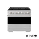 ZLINE 36-Inch 5.2 Cu. Ft. Marino Gas Range with 6 Burner DuoPro Cooktop and Convection Gas Oven in Stainless Steel (PMGR36)