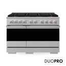 ZLINE 48-Inch 6.7 Cu. Ft. Marino Gas Range with 8 Burner DuoPro Cooktop and Dual Ovens in Stainless Steel (PMGR48)