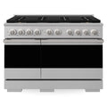 ZLINE 48-Inch 6.7 Cu. Ft. Marino Gas Range with 8 Burner DuoPro Cooktop and Dual Ovens in Stainless Steel (PMGR48)