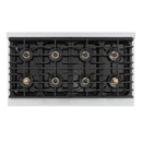 ZLINE 48-Inch 6.7 Cu. Ft. Marino Gas Range with 8 Burner DuoPro Cooktop and Dual Ovens in Stainless Steel (PMGR48)