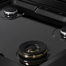ZLINE 30-Inch 4.2 Cu. Ft. Marino Gas Range with 4 Burner Cooktop and Convection Gas Oven in Black Stainless Steel (MGRB-30)