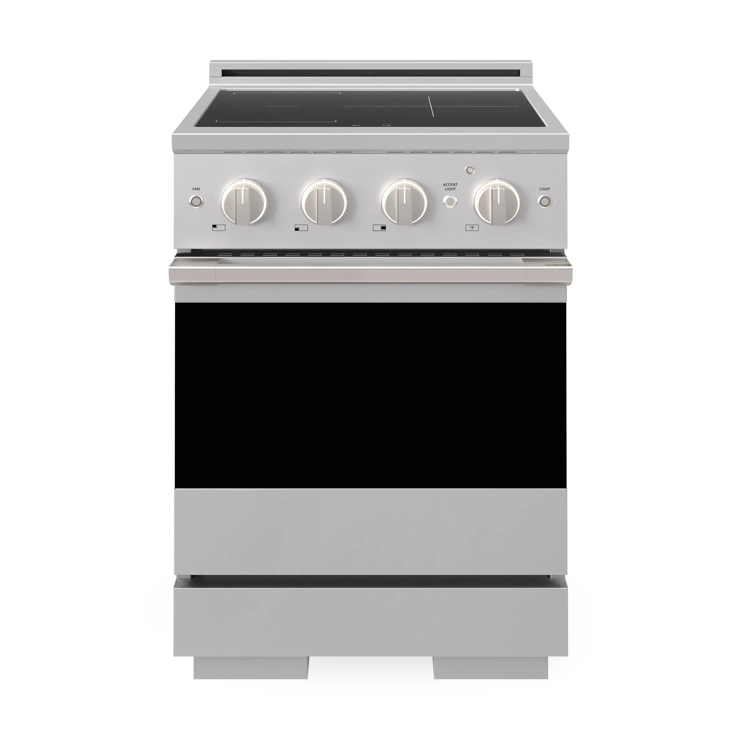 ZLINE 24-Inch 3.2 cu. ft. Marino Induction Range with 3 Element Cooktop and Electric Convection Oven in Stainless Steel (MINR24)
