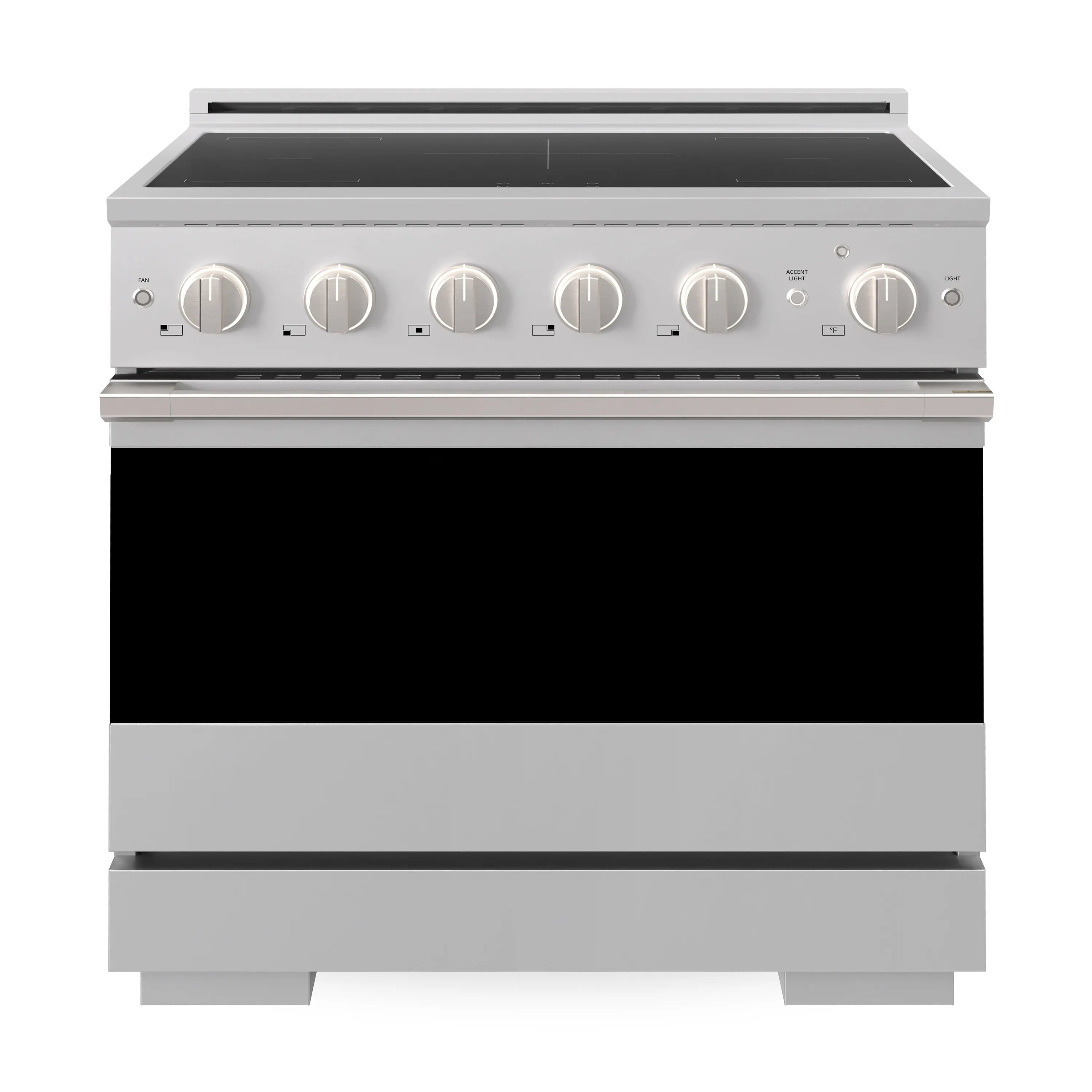 ZLINE 36-Inch 5.2 cu. ft. Marino Induction Range with 5 Element Cooktop and Electric Convection Oven in Stainless Steel (MINR36)