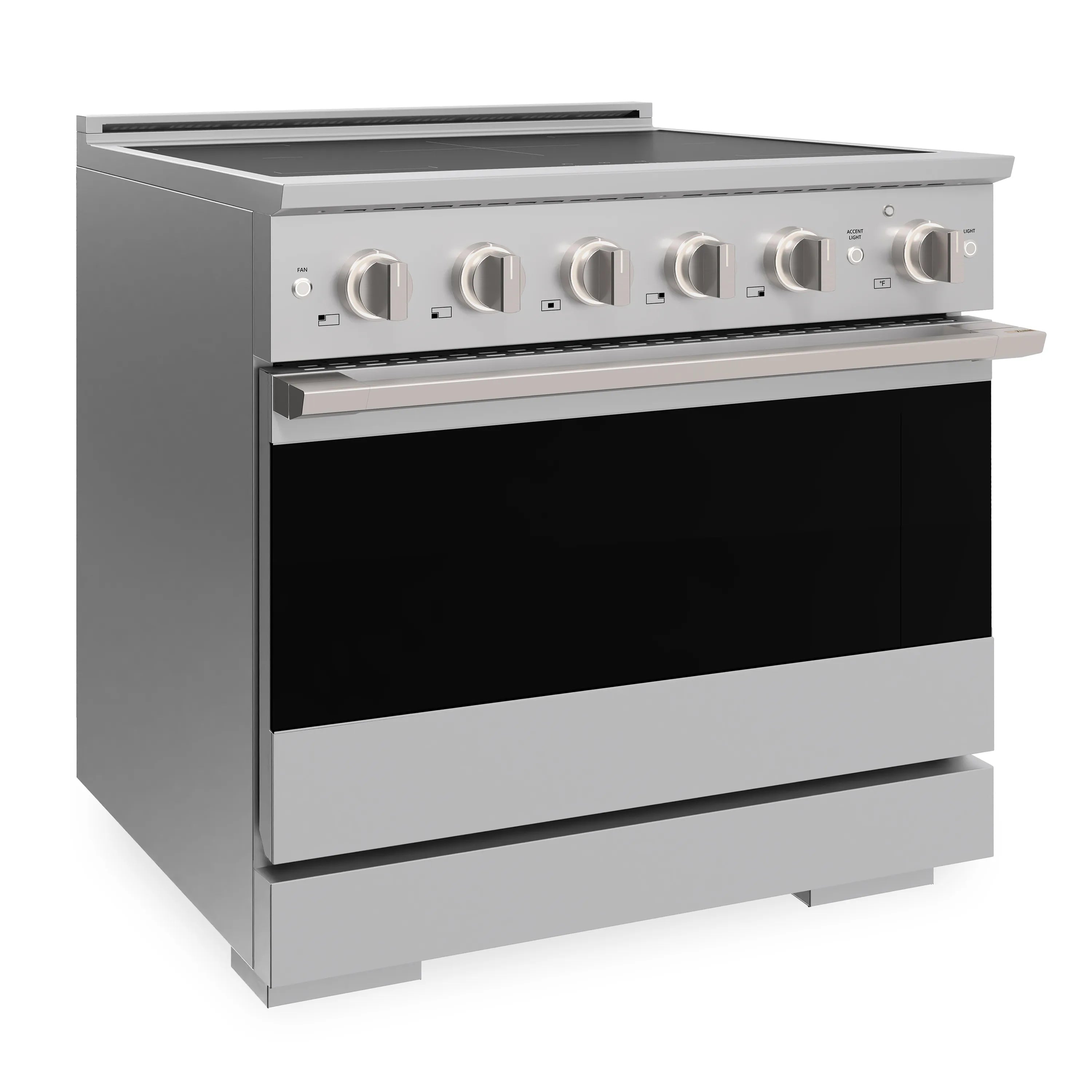 ZLINE 36-Inch 5.2 cu. ft. Marino Induction Range with 5 Element Cooktop and Electric Convection Oven in Stainless Steel (MINR36)