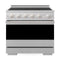 ZLINE 36-Inch 5.2 cu. ft. Marino Induction Range with 5 Element Cooktop and Electric Convection Oven in Satin Stainless Steel (MINRS-36)
