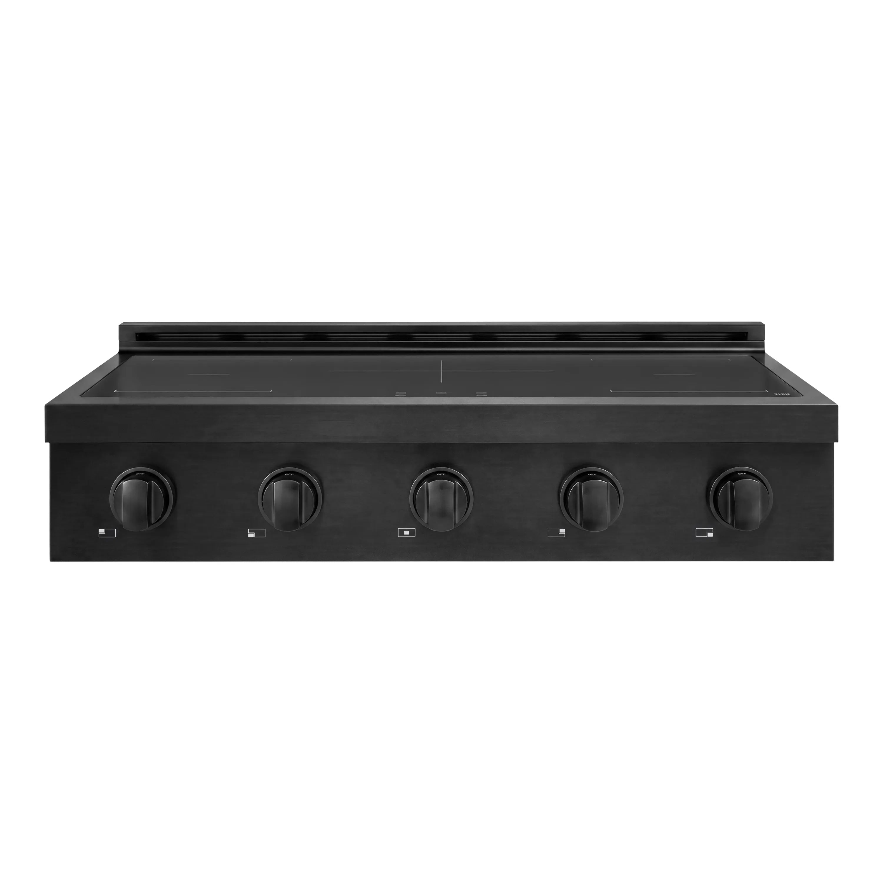 ZLINE 36-Inch Paramount Induction Rangetop with 5 Element Cooktop in Black Stainless Steel (SINRTB-36)