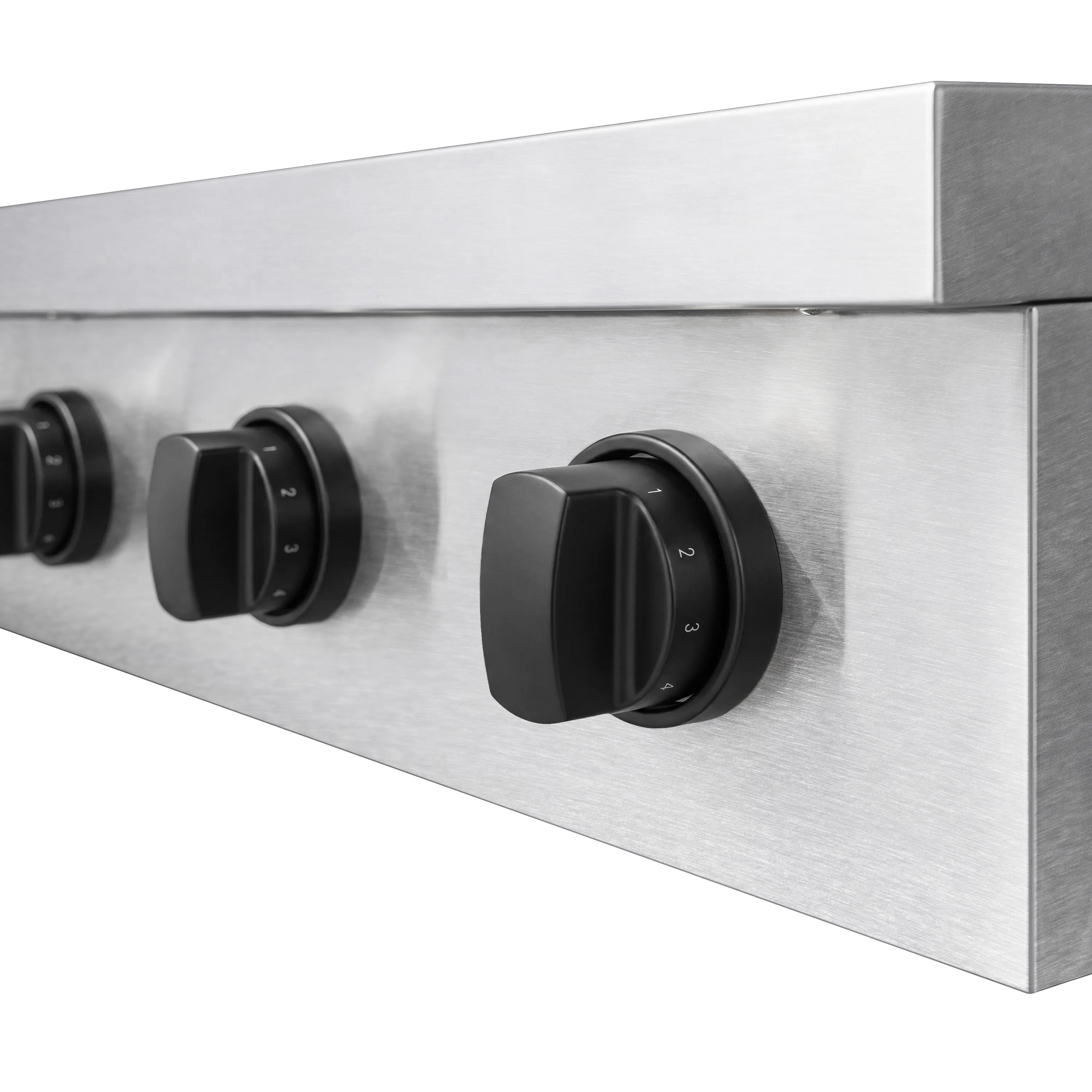 ZLINE Autograph Edition 30-Inch Paramount Induction Rangetop with 4 Element Cooktop in Satin Stainless Steel and Matte Black Accents (SINRTSZ-30-MB)