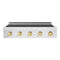 ZLINE Autograph Edition 36-Inch Paramount Induction Rangetop with 5 Element Cooktop in Stainless Steel and Polished Gold Accents (SINRTZ-36-G)