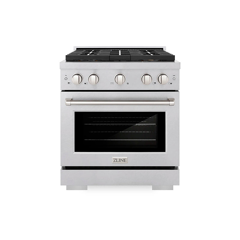 ZLINE 30 in. Paramount Gas Rangetop with 4 Burner DuoPro™ Cooktop in Stainless Steel (PSRT30)