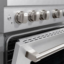 ZLINE 36-Inch 5.2 cu. ft. Paramount Gas Range with 6 Burner DuoPro™ Cooktop and Convection Gas Oven in Satin Stainless Steel (PSGRS-36)