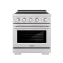 ZLINE 30-Inch, 4.2 Cu. Ft. Paramount Induction Range with 4 Element Cooktop and Electric Convection Oven in Satin Stainless Steel (SINRS-30)