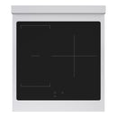ZLINE Autograph Edition 24-Inch 3.2 Cu. Ft. Paramount Induction Range with 3 Element Cooktop and Electric Convection Oven in Satin Stainless Steel with Matte Black Accents (SINRSZ-24-MB)