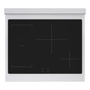 ZLINE 30-Inch, 4.2 Cu. Ft. Paramount Induction Range with 4 Element Cooktop and Electric Convection Oven in Satin Stainless Steel with Champagne Bronze Accents (SINRSZ-30-CB)