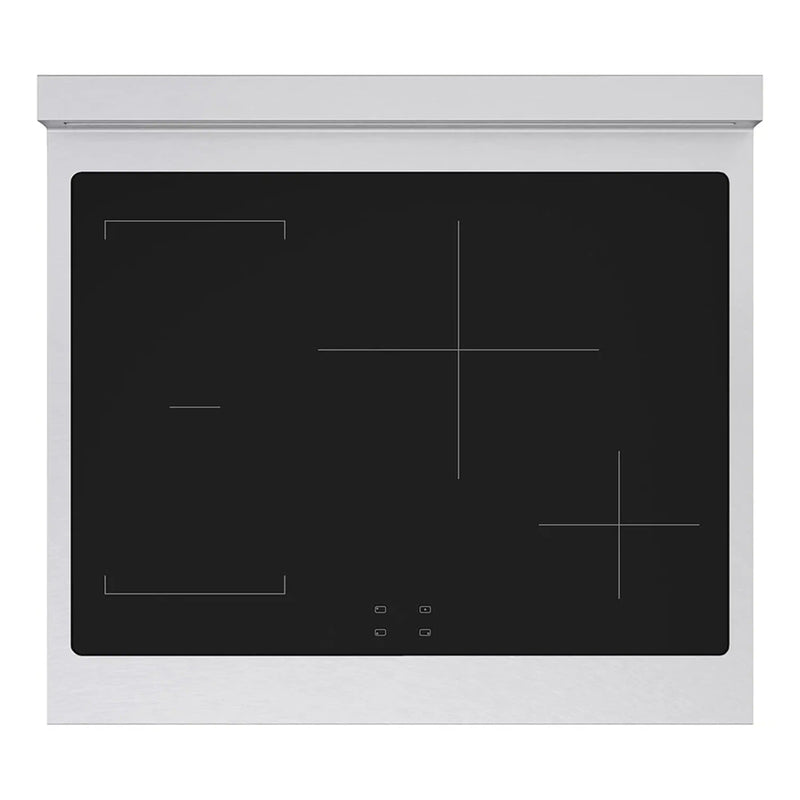 ZLINE 30-Inch, 4.2 Cu. Ft. Paramount Induction Range with 4 Element Cooktop and Electric Convection Oven in Satin Stainless Steel with Champagne Bronze Accents (SINRSZ-30-CB)